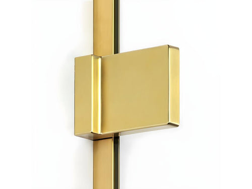 Bohometop 66716QEAB Brushed Gold Shower Enclosure 110x80 cm Right-Hand Pivoting Front Access