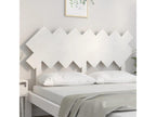 White headboard 141x3x80.5 cm Solid pine wood