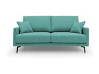 Bohometop Modern Sofa in Soft Waterproof Fabric T03 140 cm Aquamarine Green 62241HHUF
