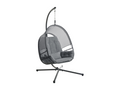 Bohometop Hanging Chair with Stand, Dark Grey Fabric 91292RWJZ