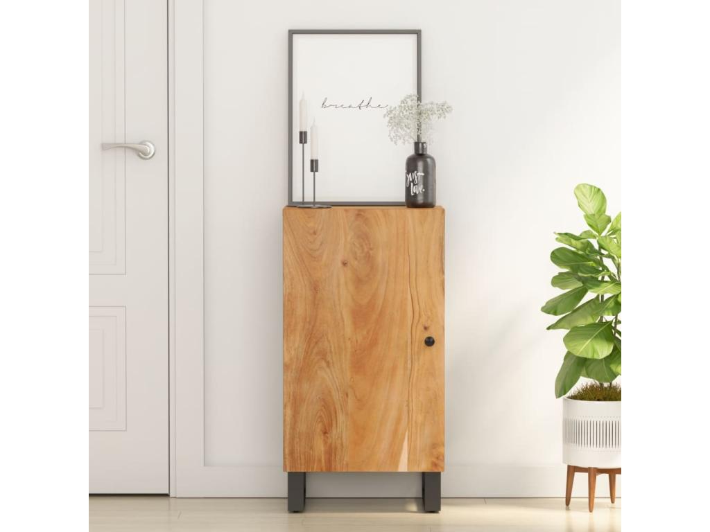 Bohometop 11527TRXJ solid wood sideboard with door, 40x31x75 cm