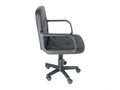 Mom office chair in black upholstery, 58x58x80 cm