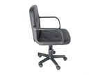 Mom office chair in black upholstery, 58x58x80 cm