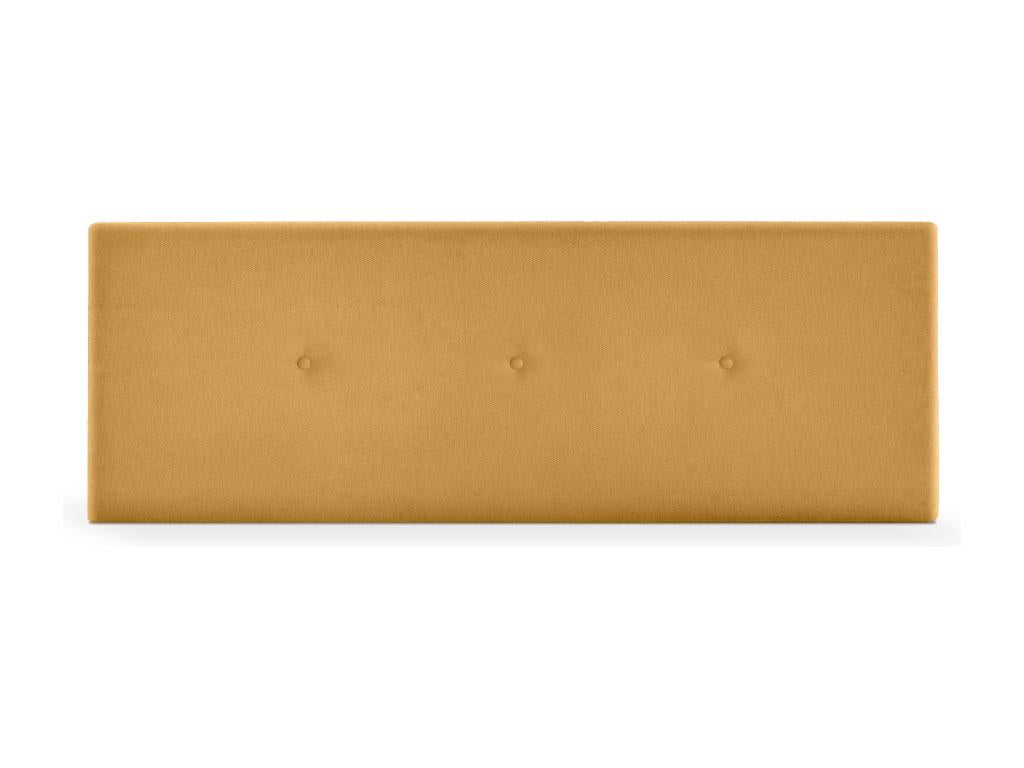 Bohometop Smooth Fabric Headboard with Buttons 150x50cm for 150cm Beds - Mustard 67834UOQI