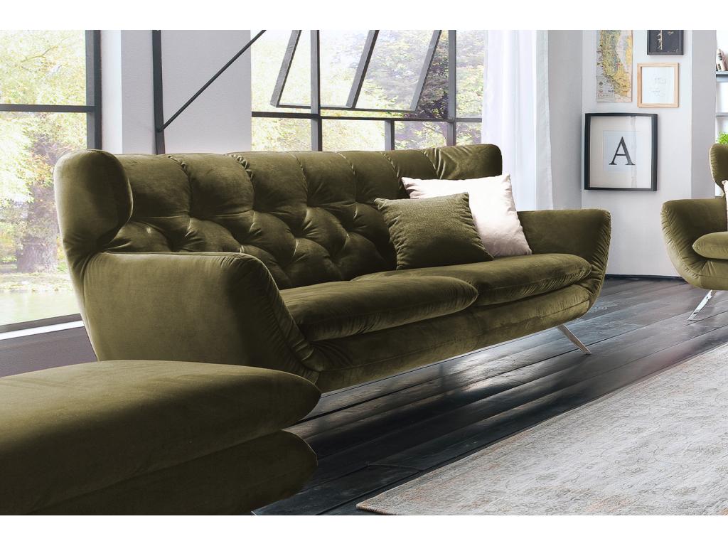 Sofa - Velvet Green - Bohometop 32259NYAQ