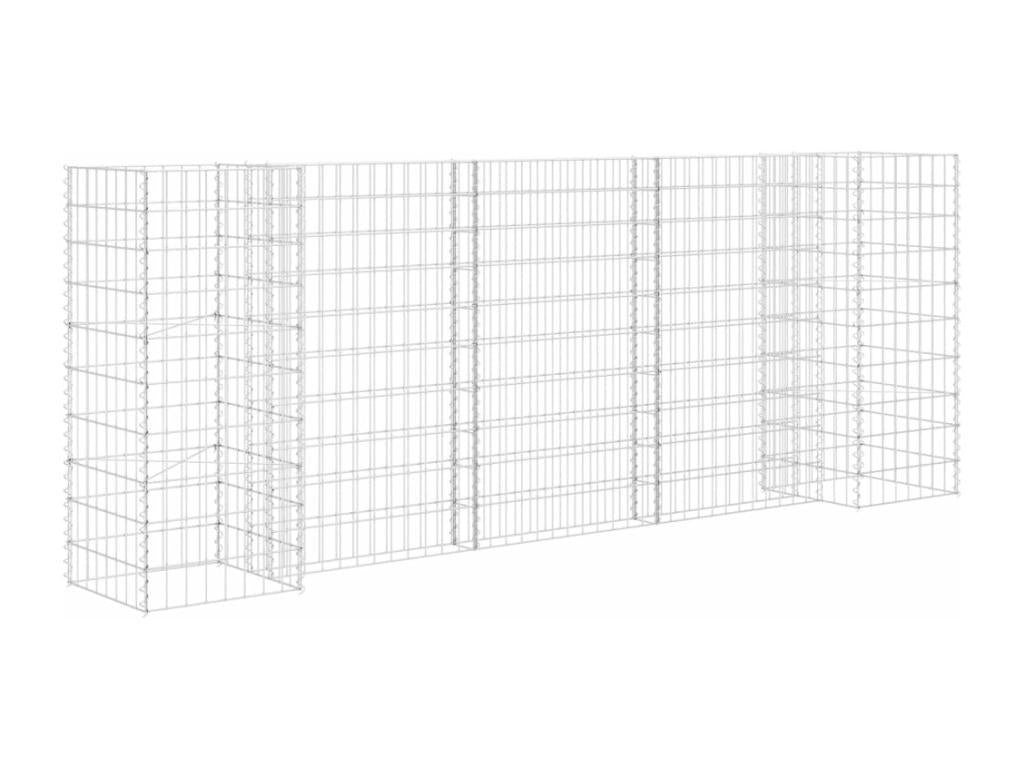 Gabion planter, 260x40x100 cm, 02 0000864 83283SYXG