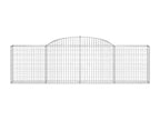 Arched gabion basket 300x30x80/100 cm Galvanized iron