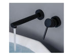 Bohometop 2-hole concealed wall-mounted mixer tap, matte black, 96650SBSJ