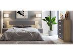 Chest of drawers/storage unit in Puccini graphite color - Length 60 x Depth 37.80 x Height 108 cm 13242AQXU