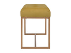 80cm Mustard Velvet Bench 33883QYCY