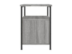 Bohometop 2-piece bedside tables, grey, 34x35.5x50 cm, engineered wood, 23117RHZF
