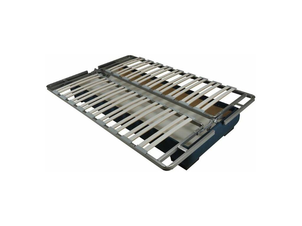 Microfiber click-clack sofa with storage, Homelumiere 15cm mattress, Homelumiere 140x200cm - Blue