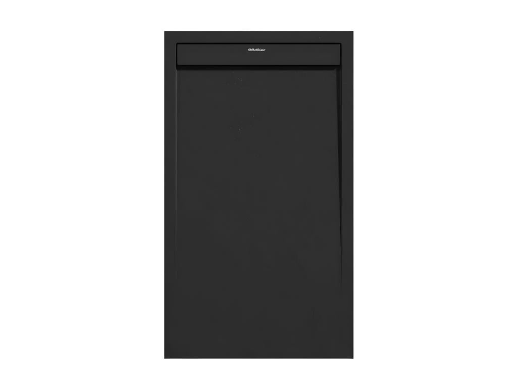 Bohometop Black Slate Finish Shower Tray with Colored Drain - 210x90 cm 21075REZD