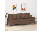 3-seater sofa, brown, 180 cm, fabric, 90826DJVI