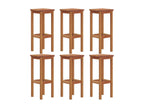 7-piece garden bar set, solid wood, Bohometop 2 66362BXHF