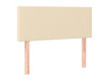 Cream Headboard 80x5x78/88 cm Fabric