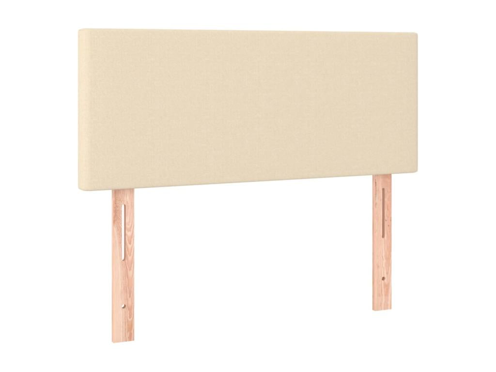 Cream Headboard 80x5x78/88 cm Fabric