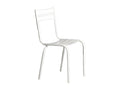 Homelumiere - Chair in bright white lacquered metal
