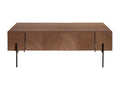 Bohometop coffee table in solid wood with metal legs, 120 cm, 85019MSAS