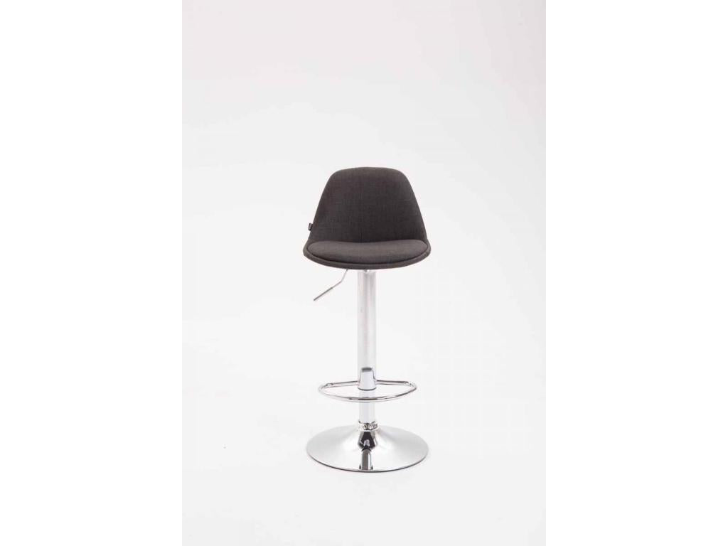 Bar stool - Fabric / Metal - Dark Grey - Bohometop 99464DFAJ