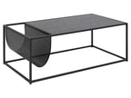 Sea Coffee table with black magazine rack.