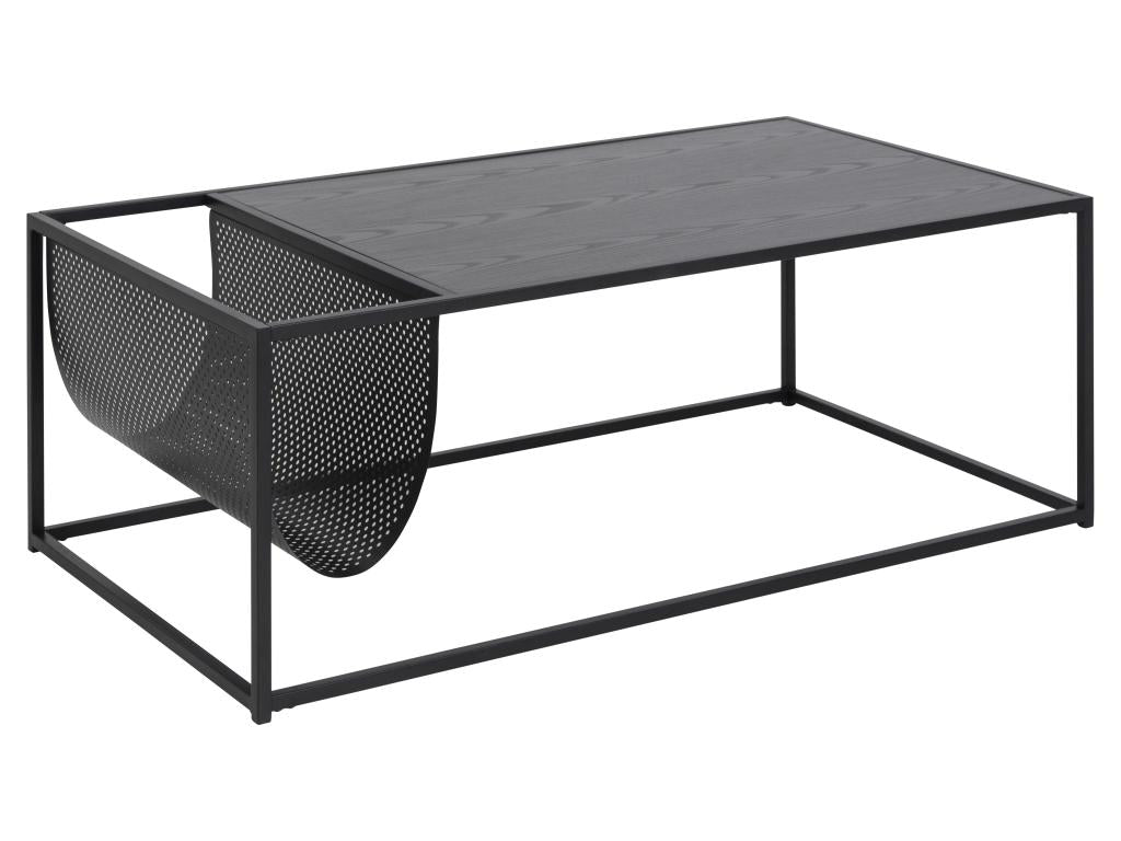 Sea Coffee table with black magazine rack.