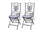 Bohometop 3-piece set of blue and white ceramic tiles 96613TEJE