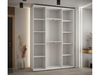 Homelumiere 5 Sliding Door Wardrobe 235.2/160/45 3 Doors White/White/Black