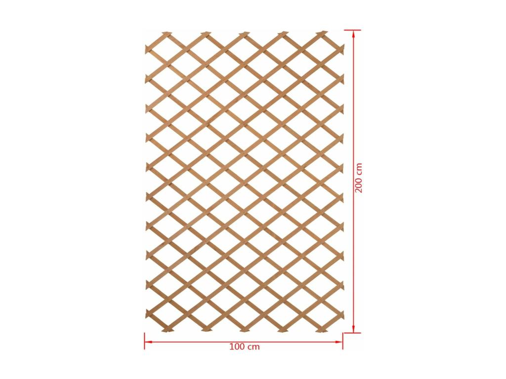 Nature Garden Palisade 100x200 Natural Wood 2 18843FFIL