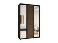 Bohometop 2 Sliding Door Wardrobe 235.2/160/60 3 Doors Black/Black 45820IWIX