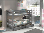 Pack - Children's Bunk Bed / 2 Drawers Homelumiere Grey
