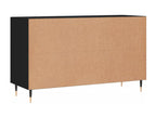 Black sideboard 100x36x60 cm engineered wood 44936OSJU
