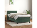 Bohometop bed base with mattress, dark green, 90x190 cm, 18579TGTJ