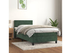 Bohometop bed base with mattress, dark green, 90x190 cm, 18579TGTJ