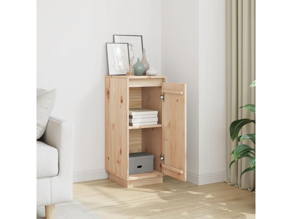 Sideboard 31.5x34x75 cm Solid pine wood 48712TUMH