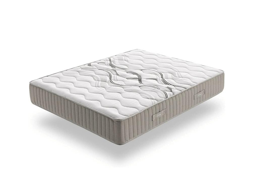 Homelumiere Spring Mattress 150x200 - Pocket springs and high-density HR foam - 26 cm thick - 11 comfort zones - Multi-layer system