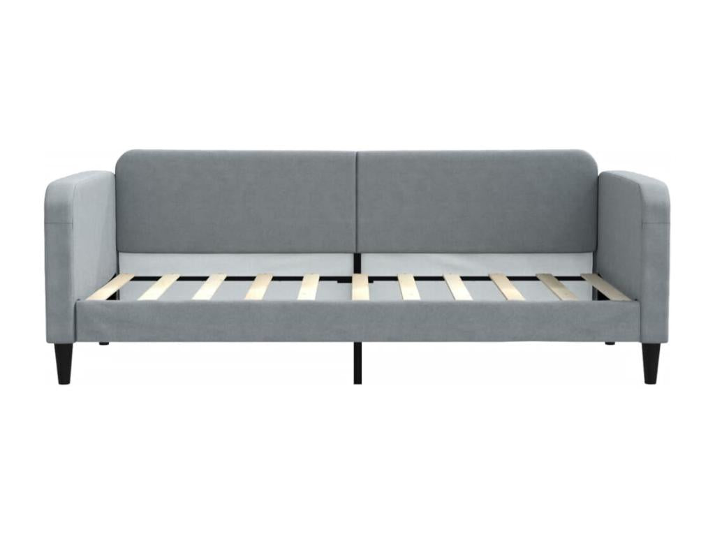 Daybed with light grey mattress 90x190 cm fabric 98829PMMI