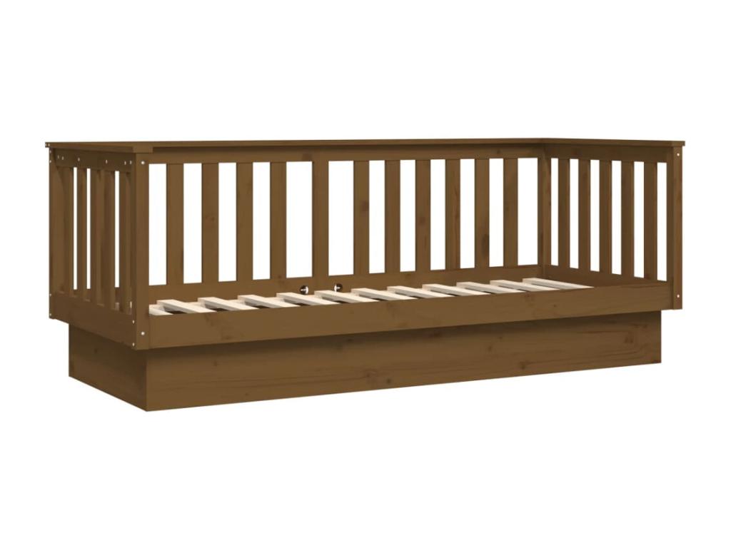Honey brown daybed 90x190 Solid pine wood