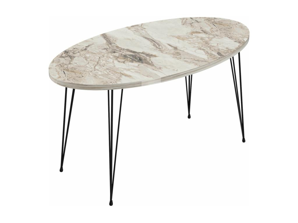 Oval coffee table 43 white 90x50x43 cm 03 0008508 92168CPOY