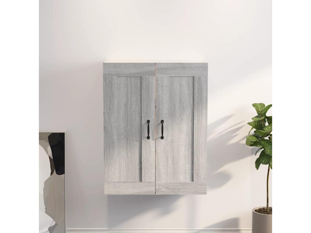 Homelumiere wall-mounted cabinet, grey, 69.5x32.5x90 cm