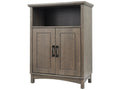 Homelumiere Home Homelumiere Farmhouse Wooden Floor Cabinet Salted Oak