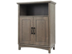 Homelumiere Home Homelumiere Farmhouse Wooden Floor Cabinet Salted Oak