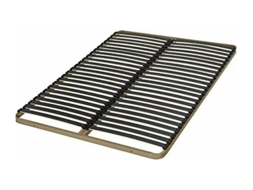 Homelumiere microfiber upholstered bed - Dark Blue - 160x200 - Optional with slatted base