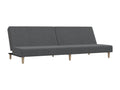 Light grey fabric 2-seater sofa bed 51566GLYA