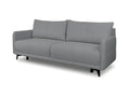 Bohometop NEVE85 3-seater convertible sofa in fabric, 210x99cm, grey, 21026ERLK
