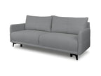 Bohometop NEVE85 3-seater convertible sofa in fabric, 210x99cm, grey, 21026ERLK