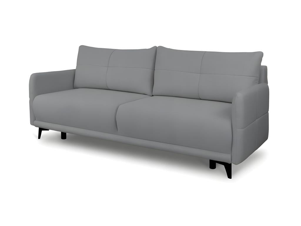 Bohometop NEVE85 3-seater convertible sofa in fabric, 210x99cm, grey, 21026ERLK