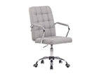 Office chair - Fabric / Chrome metal - Grey - Tarni 63363PRFY
