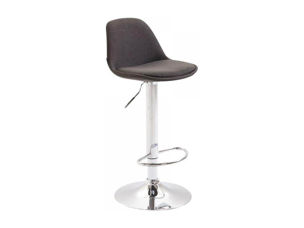 Bar stool - Fabric / Metal - Dark Grey - Bohometop 99464DFAJ