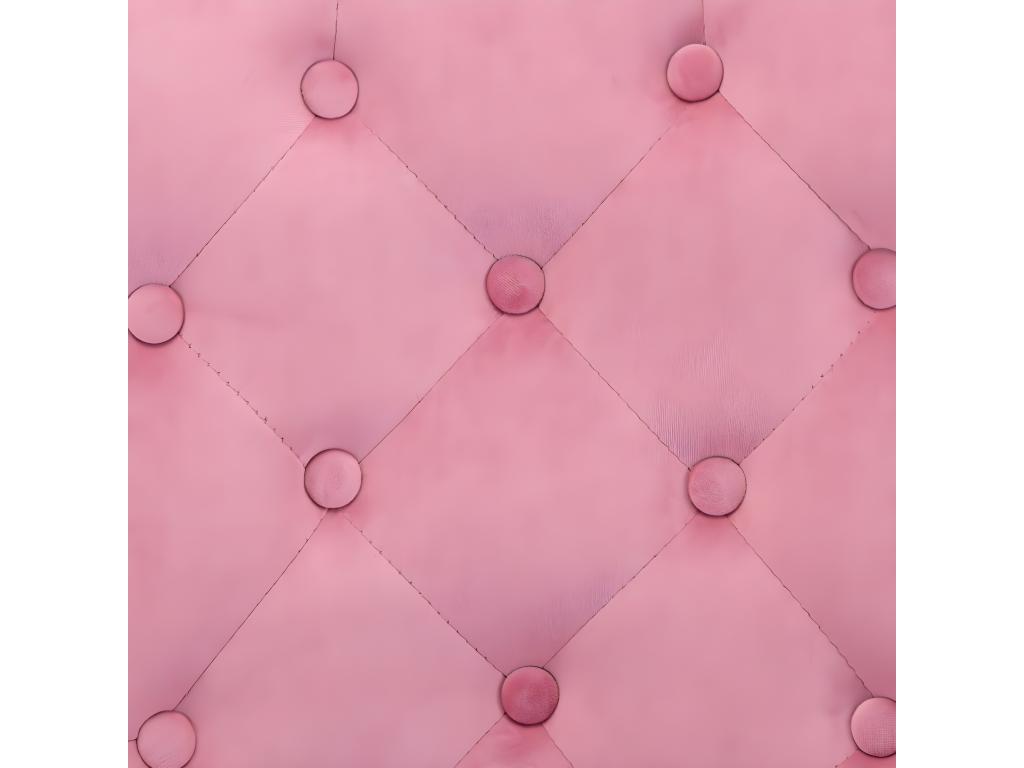 Set of 2 pink velvet dining chairs 09544OILT